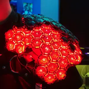 Hexmail Pauldron - 3Layer - LED Slots