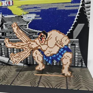 E.Honda Street Fighter (Diorama & Keychain)