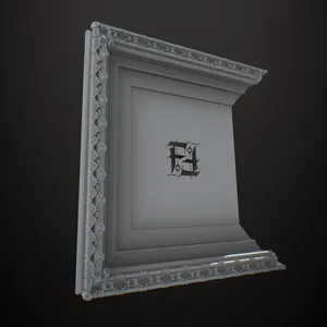 Frame n18 passepartout modular for art with glass