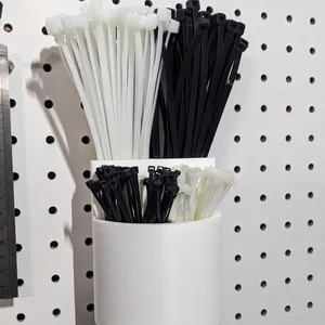 Pegboard Zip tie organizer