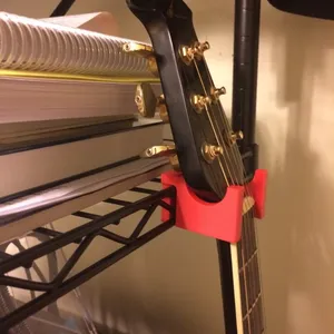 closet guitar hangers