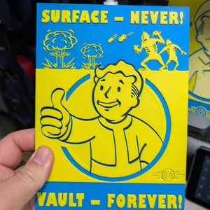 Surface Never Vault Forever HueForge