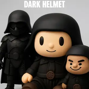 Spaceballs Dark Helmet Collection 3n1 Darth vader star wars