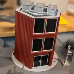 Wargaming Terrain - Apartment Complex - Card Storage