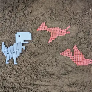 No Internet Dino - Flexi Flying Foe. Summer Beach Fidget