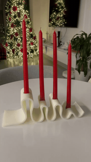 Wavy Candle Stand