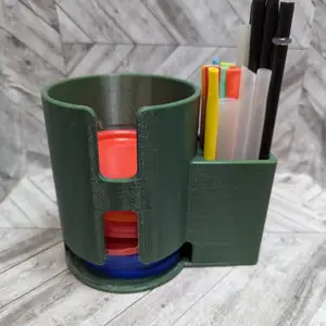 Sippy Cup Lid Holder Organizer With Straw Compartment Holder
