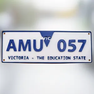Victorian License Plate