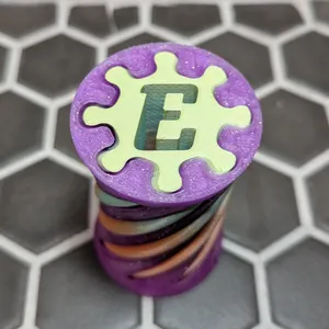 Spiral Internal Letter E Fidget 180 Deg Twist Passthrough