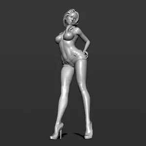 Girl in shorts