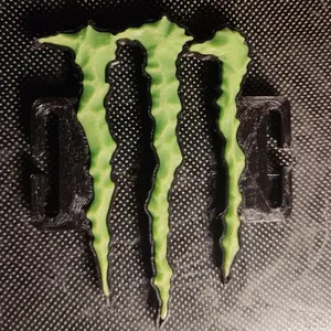 Monster energy logo curved (with molle version)