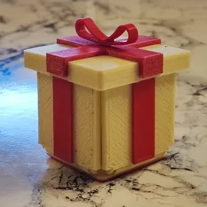 Collapsable present - Multi colour