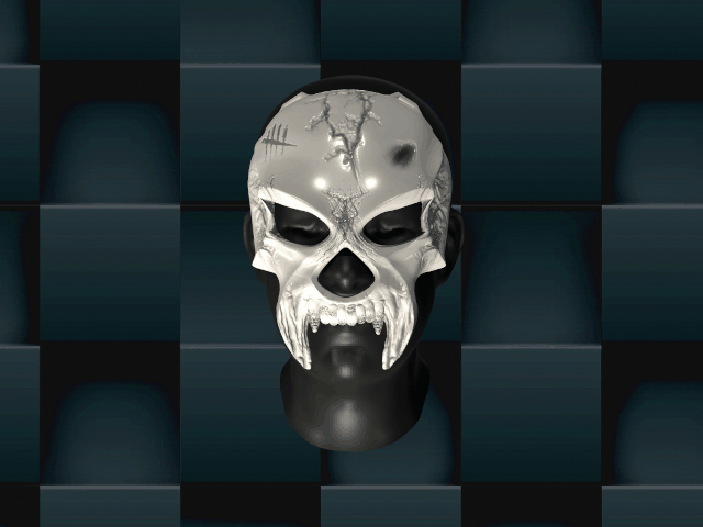 CoD/DbD Mash-up Skull + 🗡