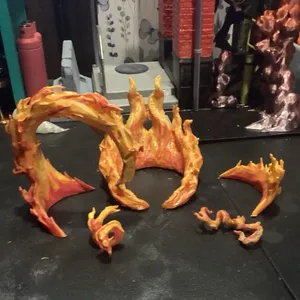 Fire for figures