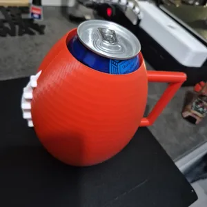football beer can holder for 440ml can