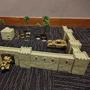 North African City Walls 28mm Terrain