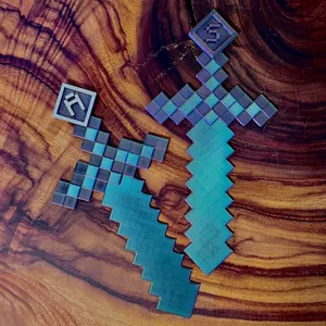 Minecraft Sword Bookmark V2 - Personalised